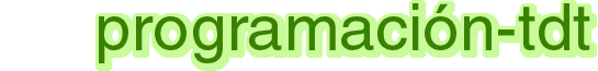 Programación TDT